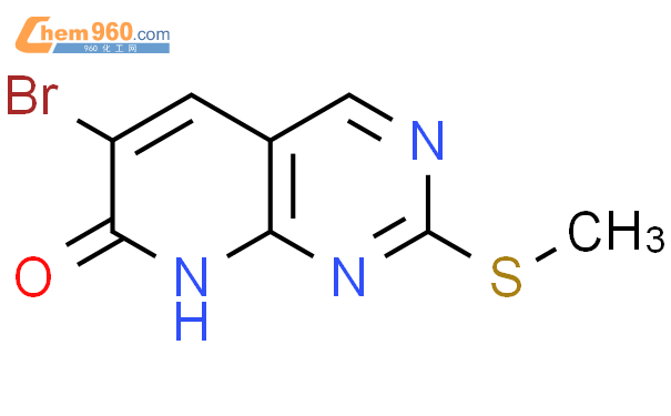 6-溴-2-(甲硫基)吡啶并[2,3-d]嘧啶-7-醇