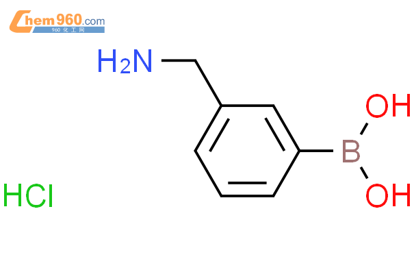 3-氨甲基苯硼酸盐酸盐结构式图片|352525-94-1结构式图片