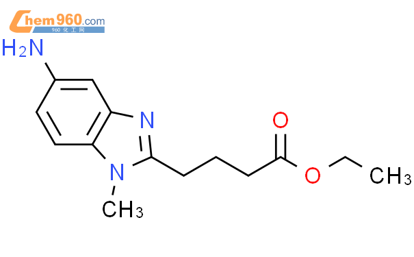 5-氨基-1-甲基-1H-苯并咪唑-2-丁酸乙酯