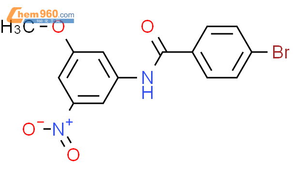 354989 17 6 4 Bromo N 3 methoxy 5 nitro phenyl benzamideCAS号 354989 17 6 4 Bromo N 3 methoxy