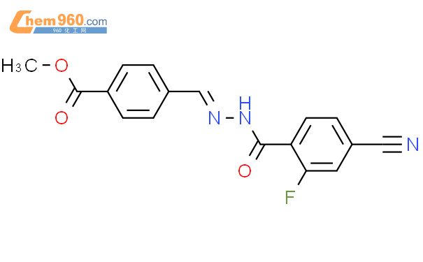 356087-80-4_ Methyl 4-[(E)-{2-[(4-cyano-2-fluorophenyl)carbonyl ...