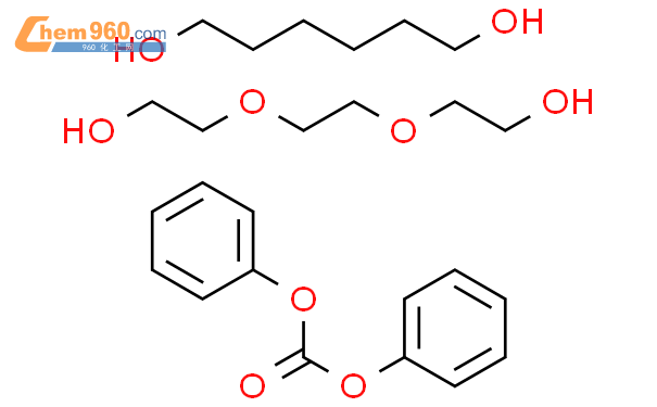 碳酸二苯酯和2,2'-[1,2-乙二亚基双(氧代)]双[乙醇]及1,6-己二醇的聚合物(9CI)