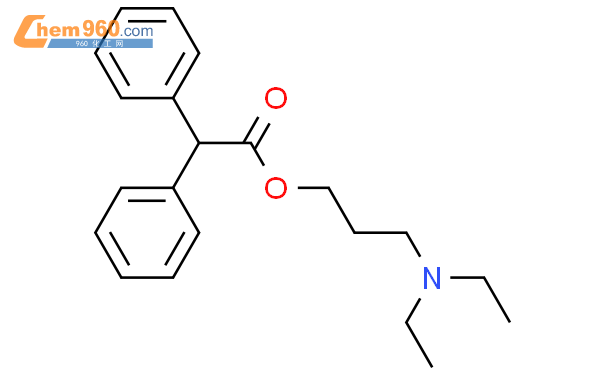3-(diethylamino)propyl 2,2-diphenylacetate