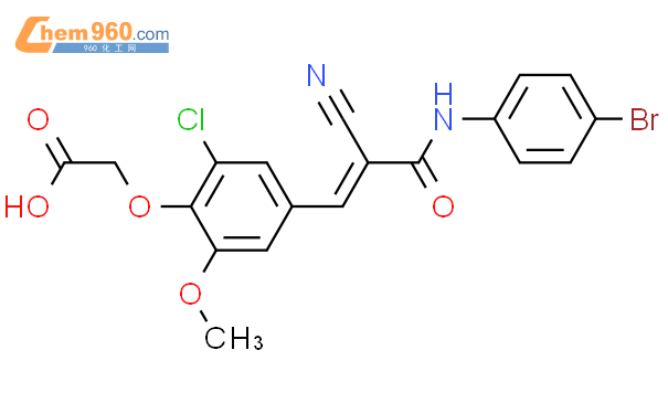 358304 39 9 4 1e 3 4 Bromophenylamino 2 Cyano 3 Oxoprop 1 En 1 Yl 2 Chloro 6 M 