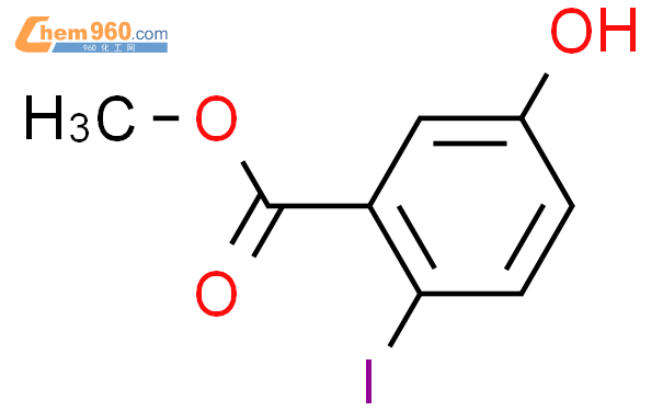 2-碘-5-羟基苯甲酸甲酯结构式图片|358672-64-7结构式图片