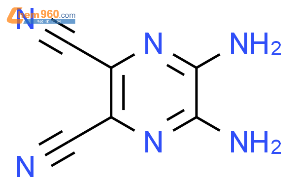 二氨基二氰基吡嗪结构式图片|36023-58-2结构式图片