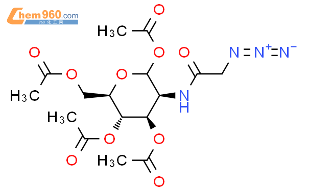 N-azidoacetylmannosamine-tetraacylated (Ac4ManNAz)结构式图片|361154-30-5结构式图片