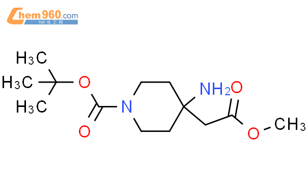 4-氨基-4-(2-甲氧基-2-氧代乙基)哌啶-1-羧酸叔丁酯