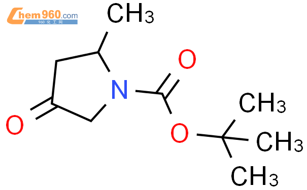 2-甲基-4-氧代-1-吡咯烷羧酸叔丁酯结构式图片|362706-25-0结构式图片