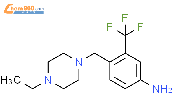 4-[(4-Ethyl-1-piperazinyl)methyl]-3-(trifluoromethyl)aniline