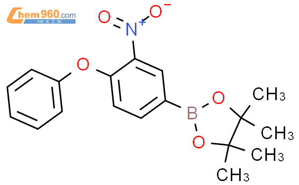 4,4,5,5-Tetramethyl-2-(3-nitro-4-phenoxyphenyl)-1,3,2-dioxaborolane