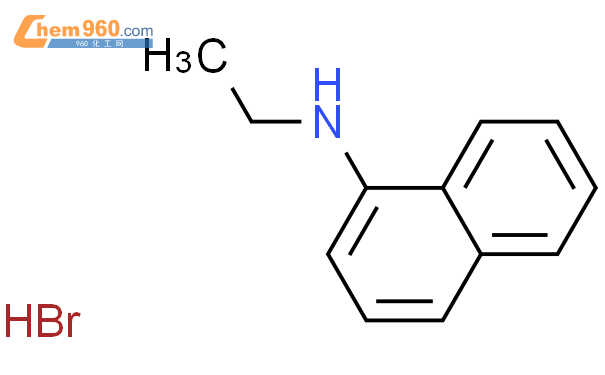 n-乙基-1-萘胺氢溴酸结构式