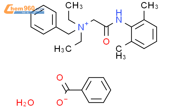 N-苄基-2-((2,6-二甲基苯基)氨基)-N,N-二乙基-2-氧代乙基氨基苯甲酸盐