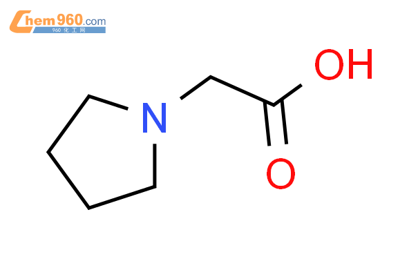 (1-吡咯烷基)乙酸结构式图片|37386-15-5结构式图片