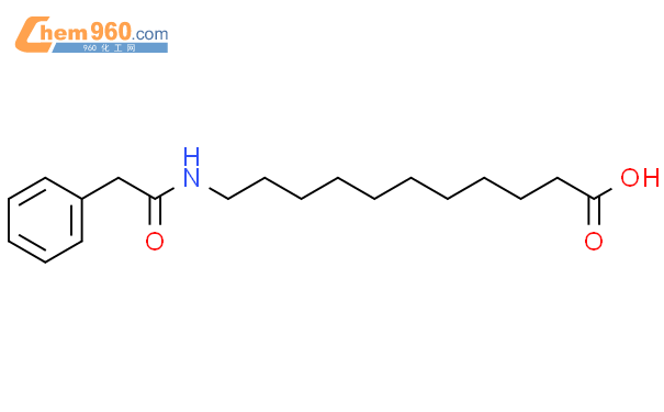 377074-91-4,Undecanoic acid, 11-[(phenylacetyl)amino]-化学式、结构式、分子式、mol ...