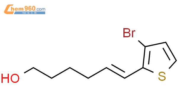 377081-75-9,5-Hexen-1-ol, 6-(3-bromo-2-thienyl)-, (5E)-化学式、结构式、分子式、mol ...
