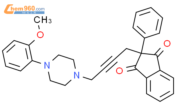 37741-99-4-2-4-4-2-methoxyphenyl-piperazin-1-yl-but-2-yn-1-yl-2