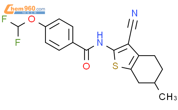 379249 82 8 N 3 Cyano 6 Methyl 4 5 6 7 Tetrahydro Benzo B Thiophen 2