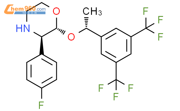 (2R,3R)-2-[(1R)-1-(3,5-bis-trifluoro-methylphenyl)ethoxy]-3-(4-fluorophenyl)morpholine
