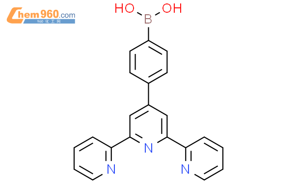 B-（4- [2,2'：6'，2“ - 三联吡啶-4'-基苯基） - 硼酸结构式图片|381218-96-8结构式图片