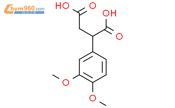 38175 27 8 2 3 4 Dimethoxy phenyl succinic Acid mol 960 