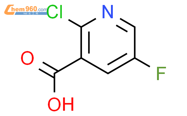 2-氯-5-氟烟酸结构式图片|38186-88-8结构式图片