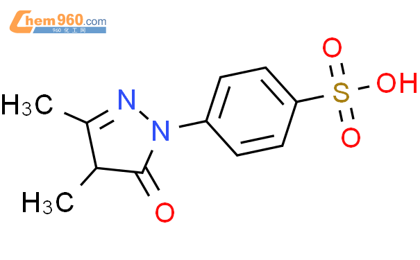 P-(4,5-二氢-3,4-二甲基-5-氧代-1氢-吡唑烷-1-基)苯磺酸
