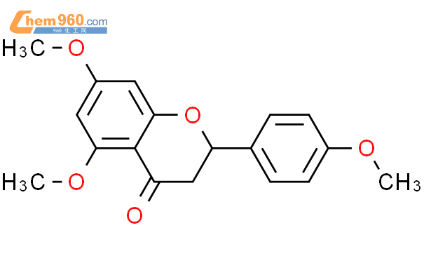 柚皮素三甲醚结构式图片|38302-15-7结构式图片