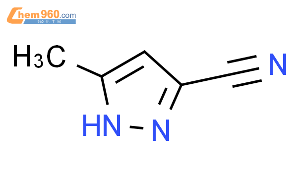 5-甲基-1H-吡唑-3-甲腈结构式图片|38693-82-2结构式图片