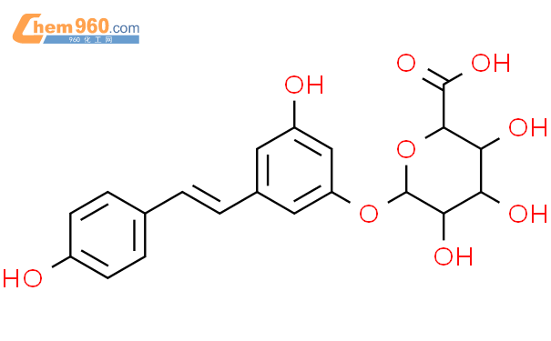 反式-白藜芦醇 3-O-beta-D-葡糖苷酸
