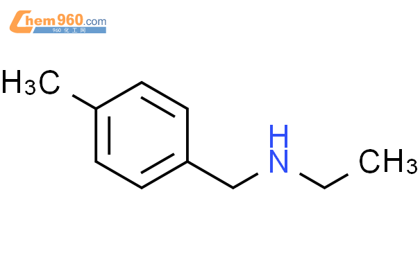N-乙基-4-甲基-苯甲胺结构式图片|39099-13-3结构式图片