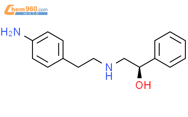 (R)-2-((4-Aminophenethyl)amino)-1-phenylethanol结构式图片|391901-45-4结构式图片