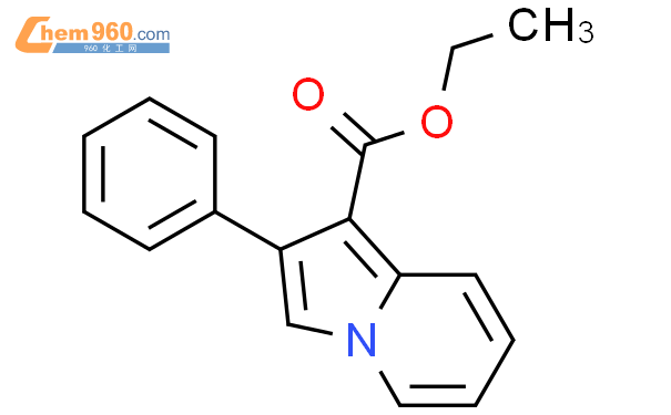 2-苯基-1-吲哚嗪羧酸乙酯结构式图片|39203-59-3结构式图片