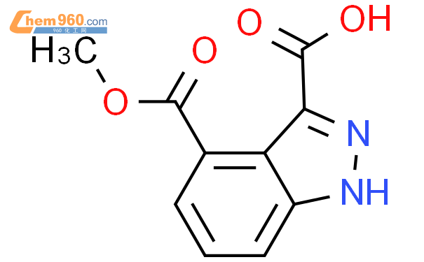 1H-吲唑-3,4-二羧酸-4-甲酯