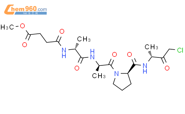 弹性蛋白酶结构式图片|39445-21-1结构式图片