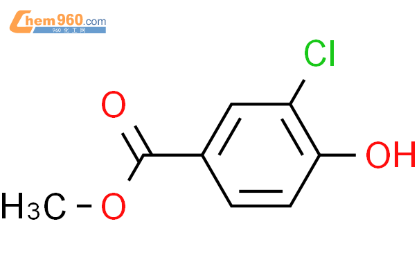 3-氯-4-羟基苯甲酸甲酯结构式图片|3964-57-6结构式图片