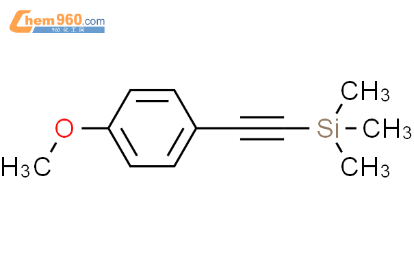 (4-甲氧基苯乙炔基)三甲基硅烷结构式图片|3989-14-8结构式图片