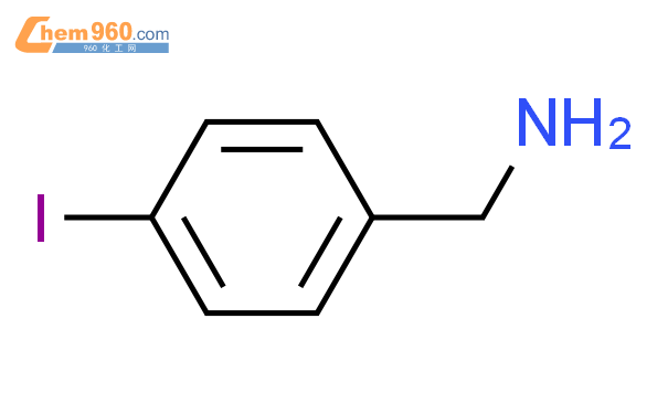 4-碘苄胺结构式图片|39959-59-6结构式图片