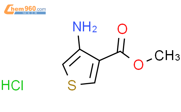 3-氨基噻吩-4-羧酸甲酯盐酸盐结构式图片|39978-14-8结构式图片