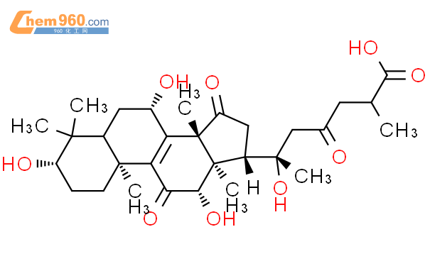 20-羟基灵芝酸G结构式图片|400604-12-8结构式图片