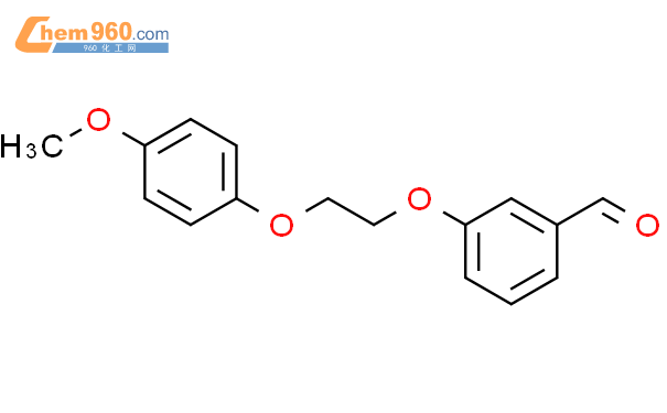 3 [2 4 Methoxyphenoxy Ethoxy]benzaldehyde「cas号：400741 50 6」 960化工网