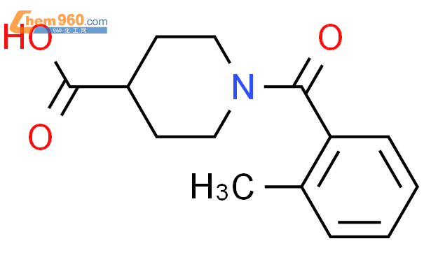 1-(2-甲基-苯甲酰基)-哌啶-4-羧酸