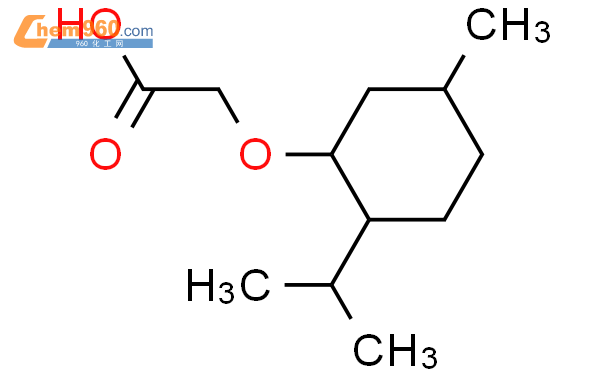 （-）—孟氧基乙酸结构式图片|40248-63-3结构式图片