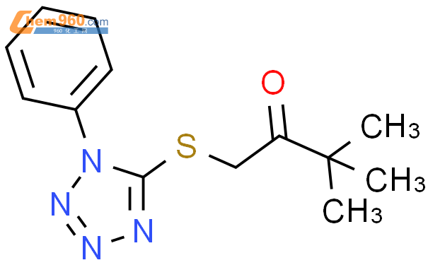 40253-64-3,2-Butanone, 3,3-dimethyl-1-[(1-phenyl-1H-tetrazol-5-yl)thio ...