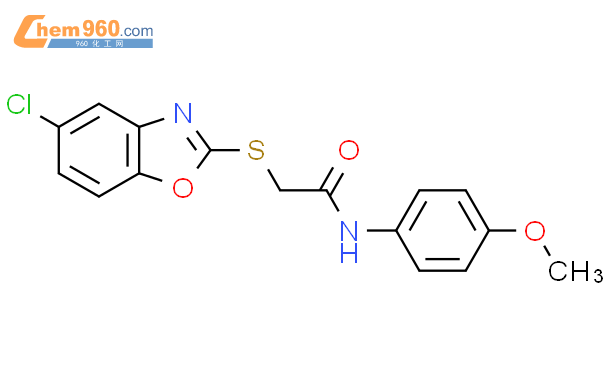 Acetamide Chloro Benzoxazolyl Thio N Methoxyphenyl Cas