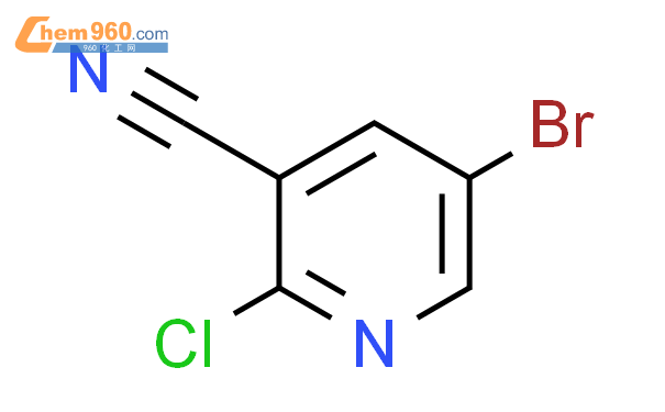 5-溴-2-氯烟腈结构式图片|405224-23-9结构式图片