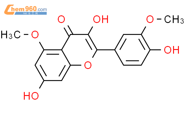 3,7-dihydroxy-2-(4-hydroxy-3-methoxyphenyl)-5-methoxy-4H-chromen-4-one
