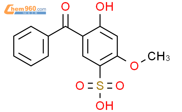 2-羟基-4-甲氧基二苯甲酮-5-磺酸/二苯甲酮-4，别名：防晒剂3号（UV-284，BP-4）
