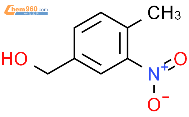 4-甲基-3-硝基苯甲醇结构式图片|40870-59-5结构式图片