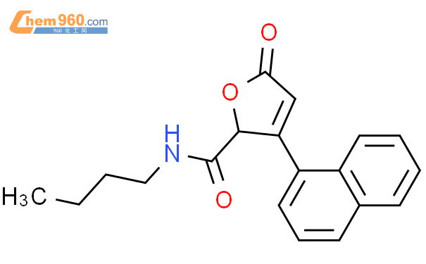 410075 59 1 2 FURANCARBOXAMIDE N BUTYL 2 5 DIHYDRO 3 1 NAPHTHALENYL 5 OXO 化学式结构式分子式mol